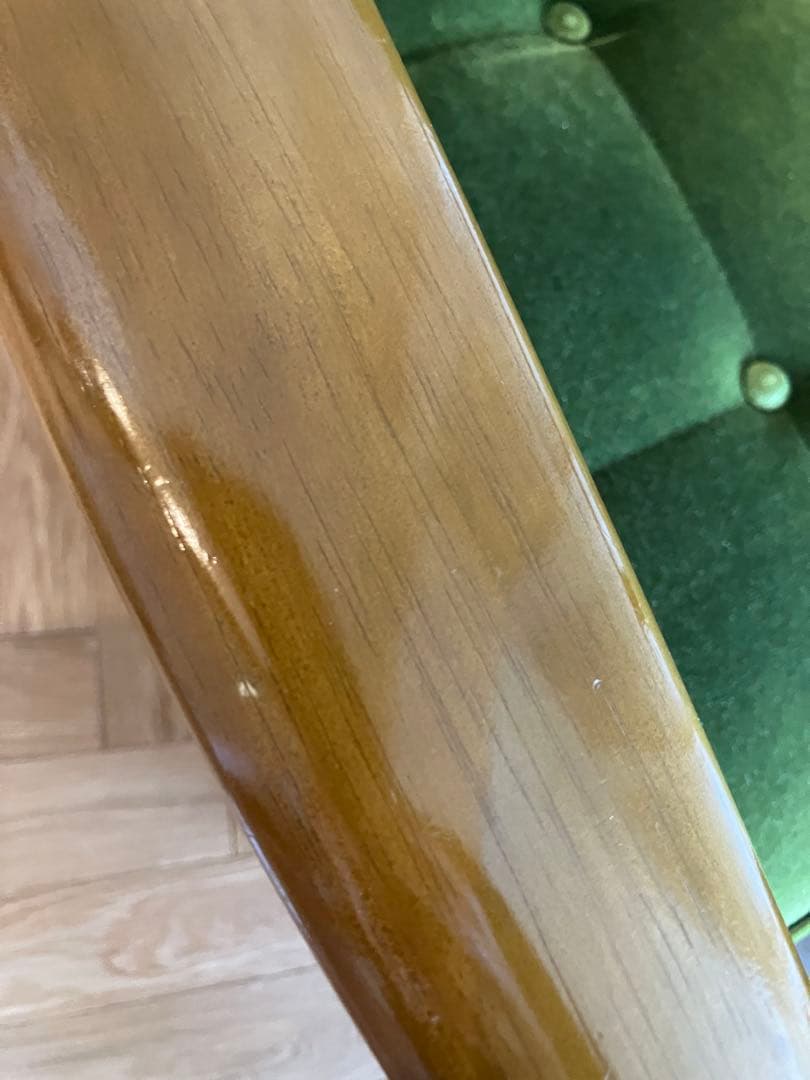 カリモク60 Kチェア 1シーター 1人掛けモケットグリーン