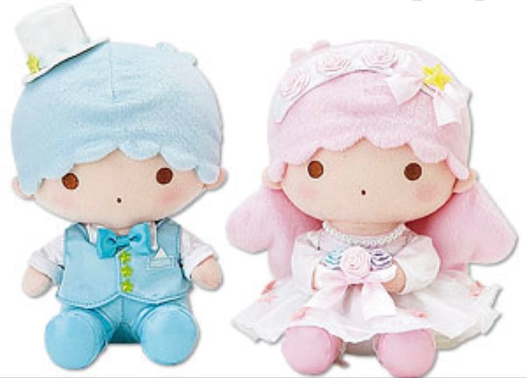 リトルツインスターズ ウェディングドール キキララ ペアドール ローズ