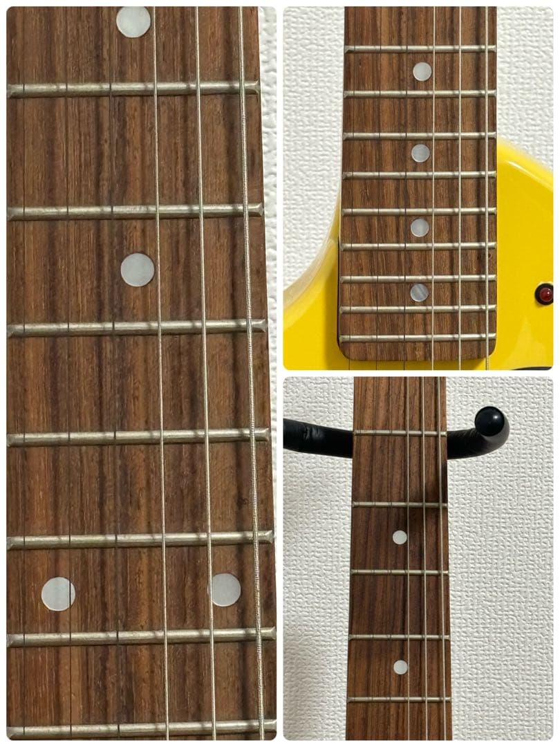 Fernandes フェルナンデス ZO-3 黄色 レフティ 左 エレキギター