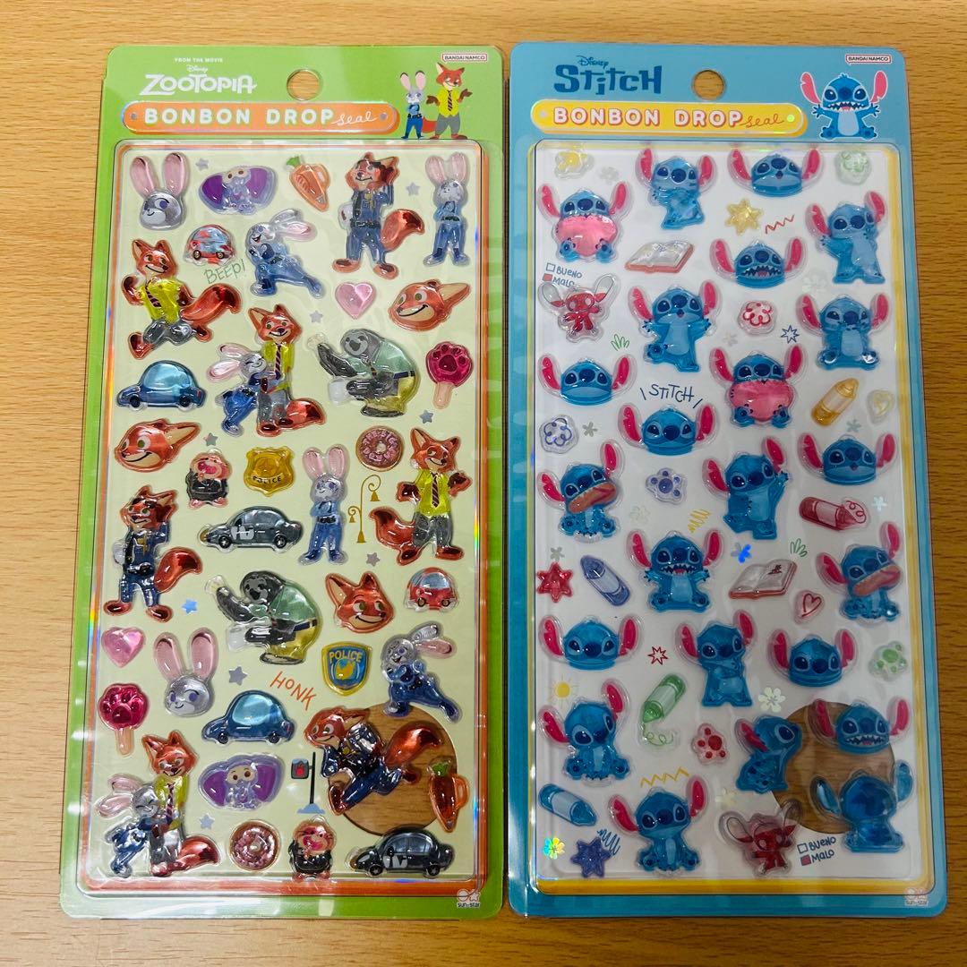 新品未開封 正規品 ボンボンドロップシール シナモン+ディズニー8種セット