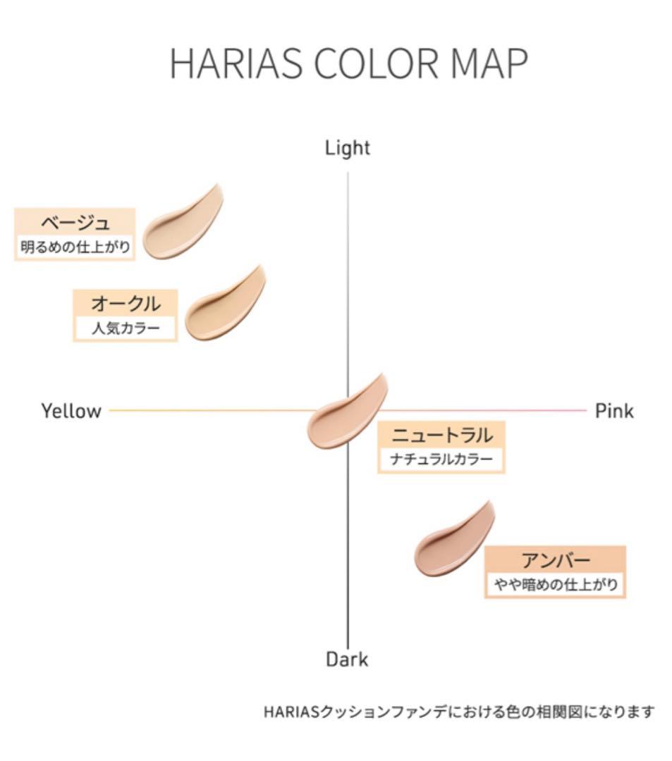【新品未開封】HARIAS ハリアスクッションファンデーション 3点セット
