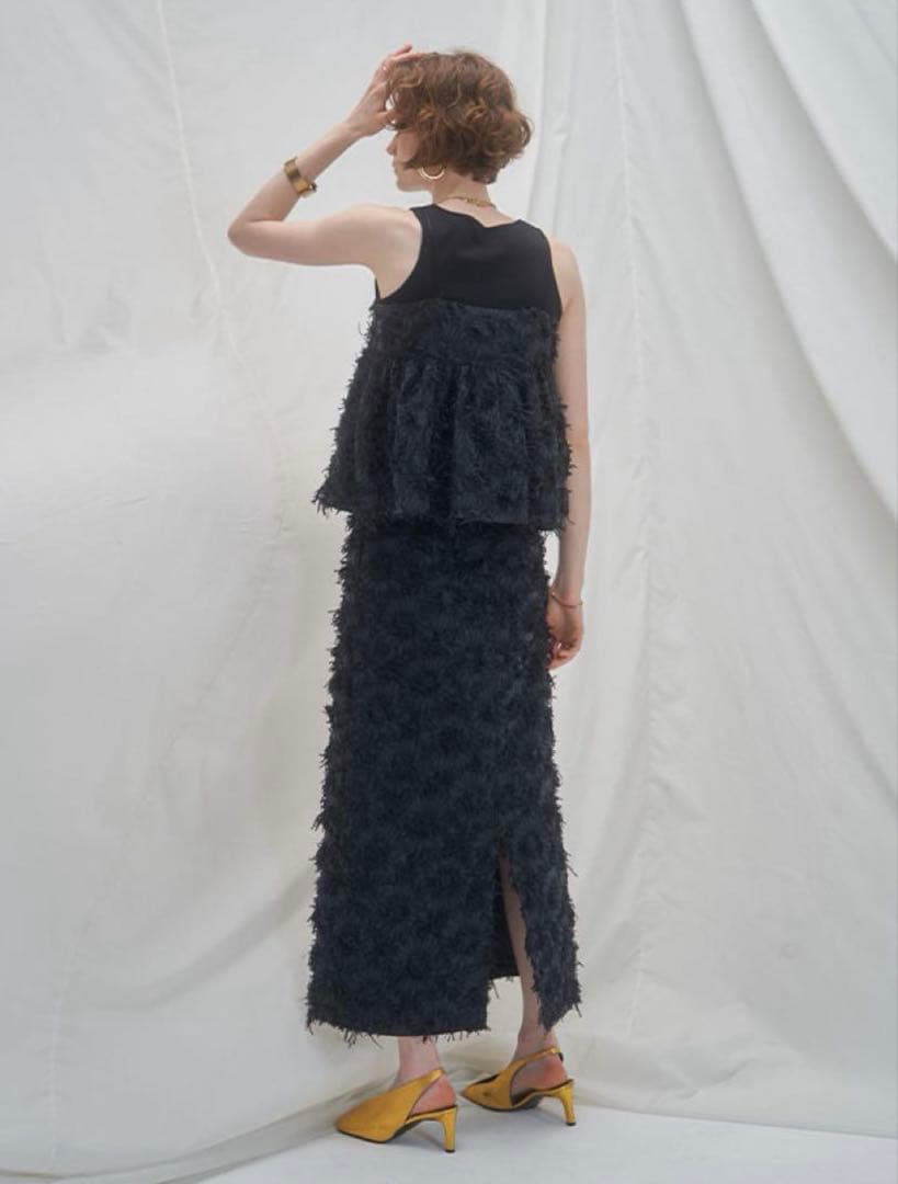 【もも】MECRE ジャガードキャミソール 新品タグ付 即完 ¥25300