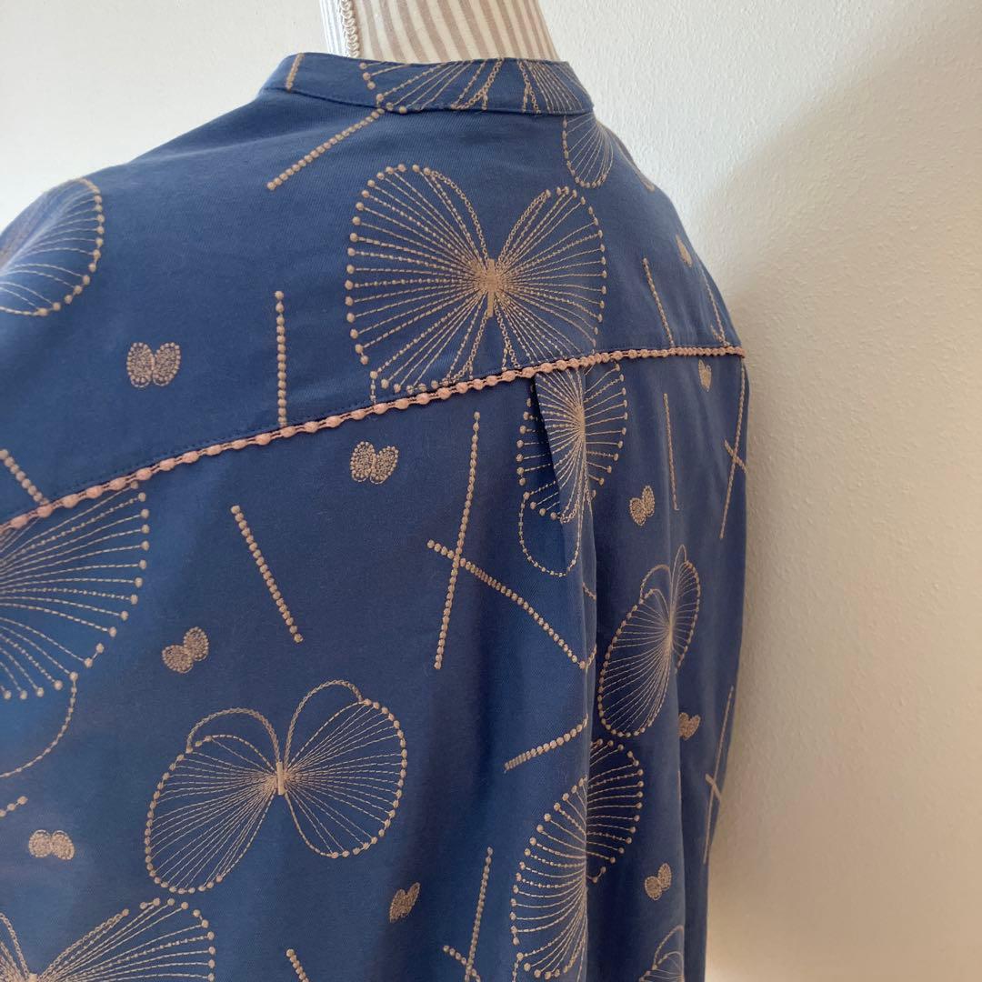 週末セール【マーブルシュッド】2024 EMB geme ちょうちょ刺繍　秋冬