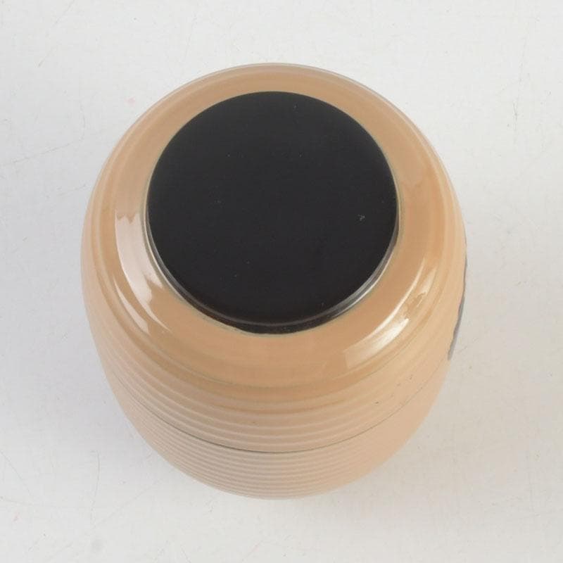 茶道具　佐々木麗峰作　二ツ巴蒔絵　提灯茶器　棗　共箱　V　9557