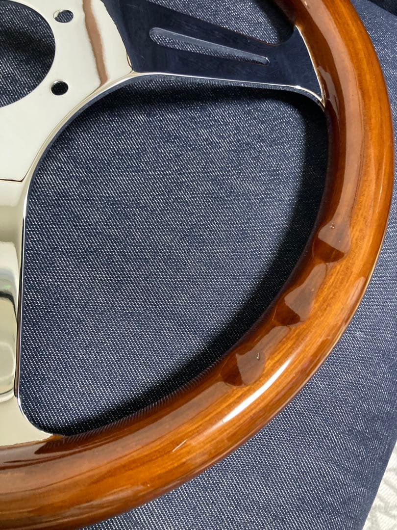 L700S ミラジーノ　ウッドステアリングφ35