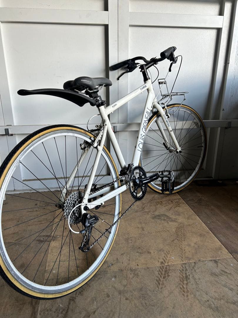 LOUIS GARNEAU クロスバイク ホワイト 18段変速