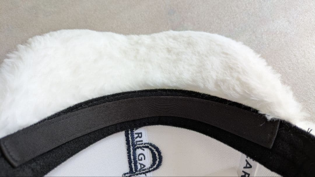 パーリーゲイツ　くま耳キャップ　白キャップ