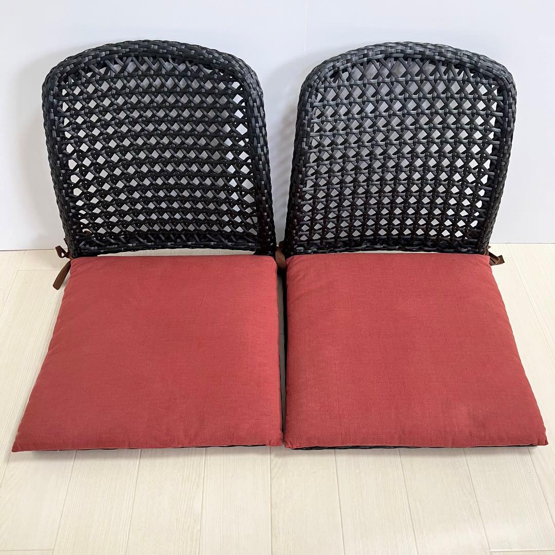 ADAL 雅 クッション付座椅子 4脚 アダル みやび 和風 高級座椅子