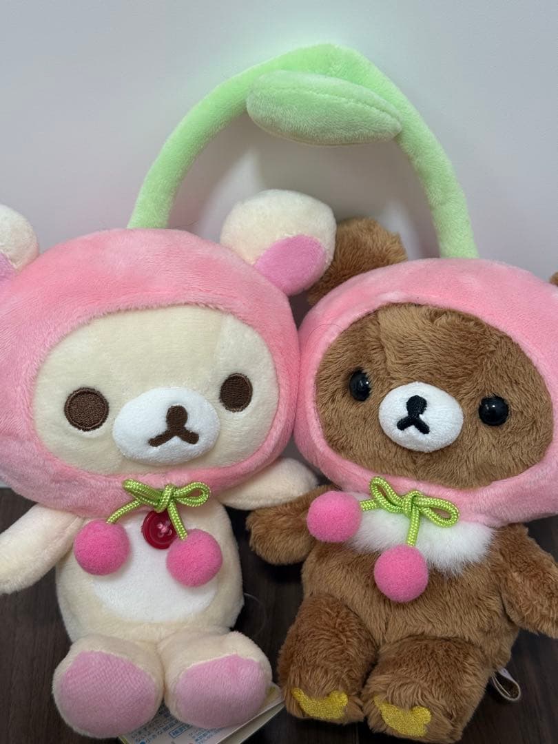 フルーツなかよしぬいぐるみ　コリラックマ＆チャイロイコグマ　リラックマストア限定