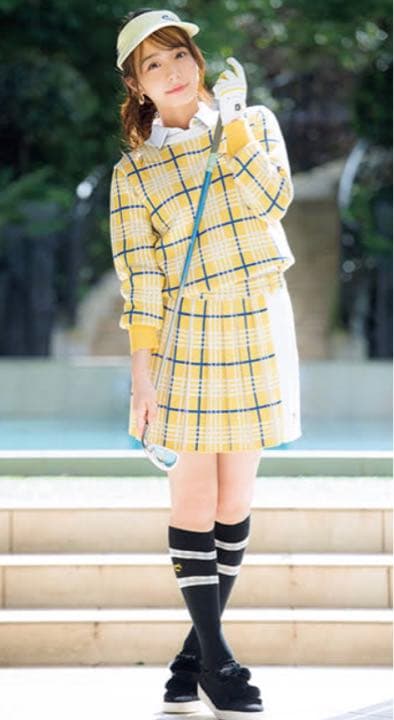 Samanthaゴルフ　ウェア　イエロー　宇垣美里