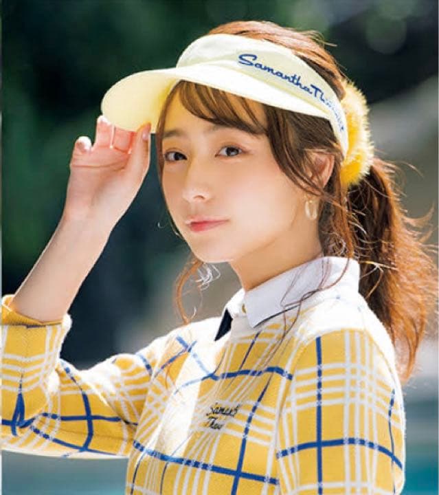 Samanthaゴルフ　ウェア　イエロー　宇垣美里