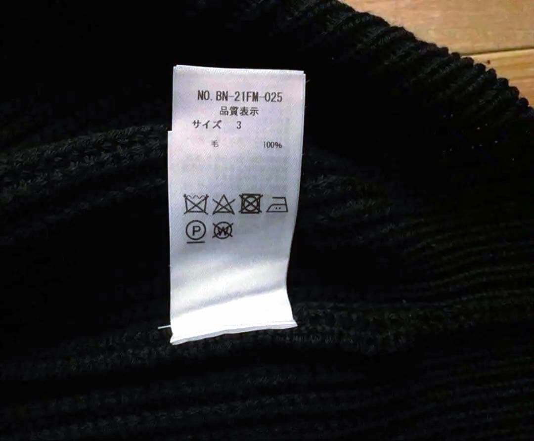 極美品 BATONER ドライバーズニット サイズ3
