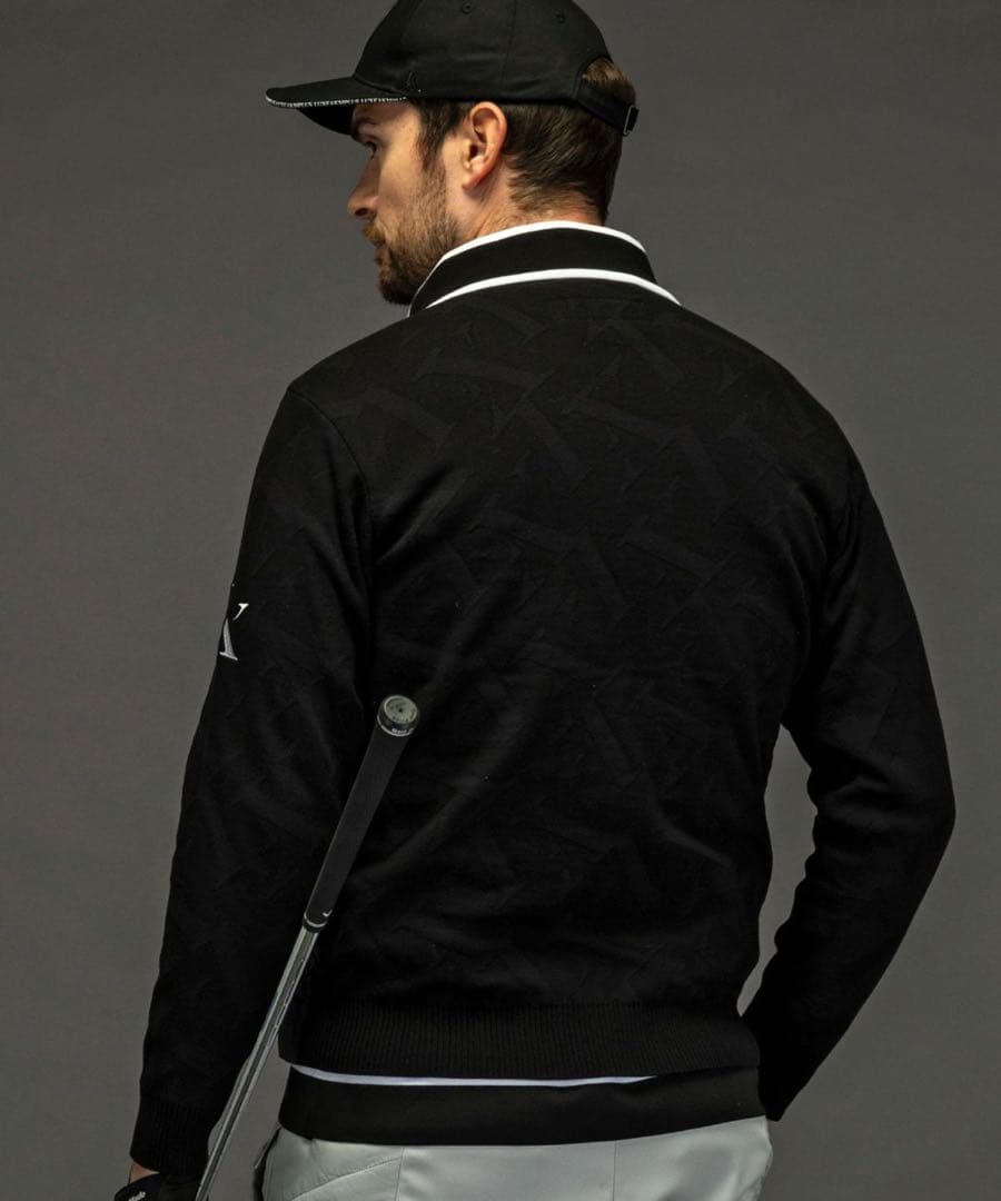 LUXEAKMPLUS スリーブニットパデッドスタンドジャケット 在庫SALE