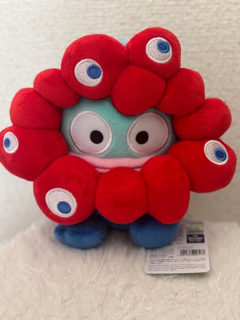 【全種類】【販売終了品】ミャクミャク×サンリオコラボ　ぬいぐるみセット　Mサイズ