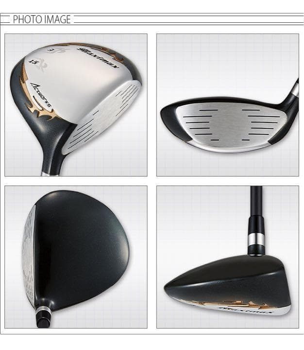 ★新品で2本揃って超激安★ワークスゴルフ マキシマックス強反発フェアウェイウッド