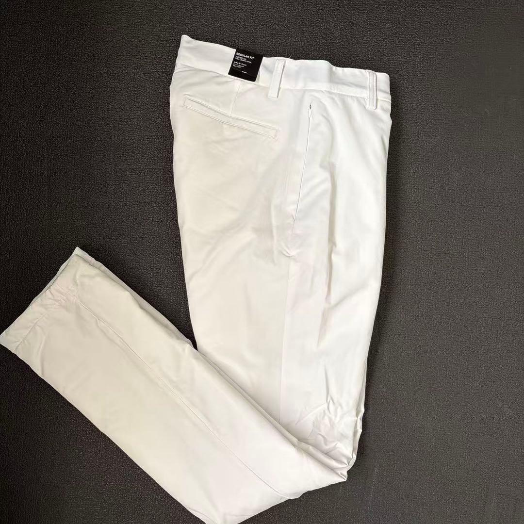 82cm新品27500円アディダスゴルフ/メンズ/秋冬/中綿ストレッチパンツ/白