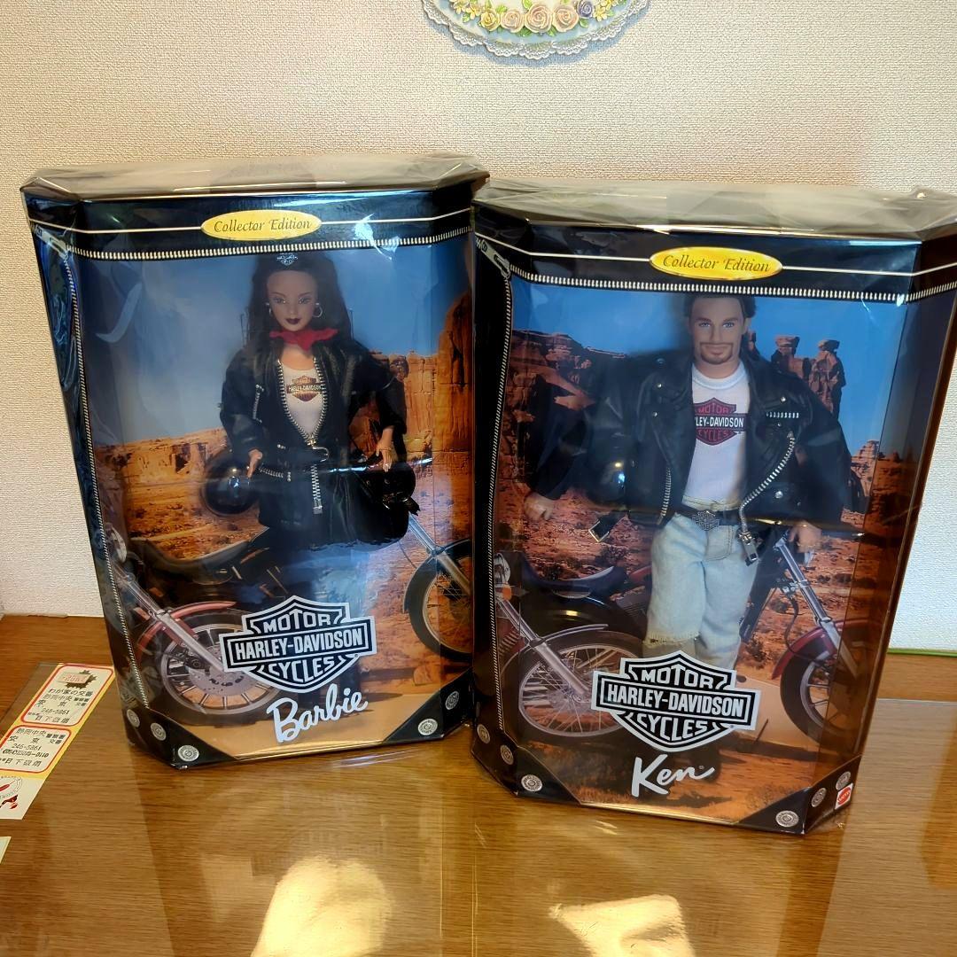 バービー人形（バービー&ケン）計7体＆バイク☆Hariey Davidson☆
