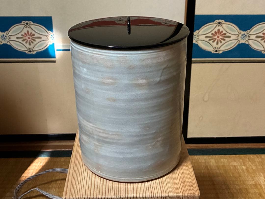 茶道具 陶器 水指 共箱 【森里 陶楽】作