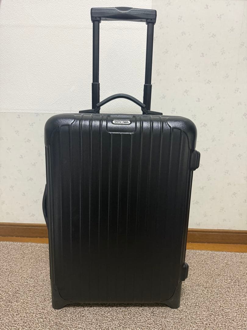 美品RIMOWAリモワsalsaサルサ機内持込キャリーバッグスーツケース黒2輪