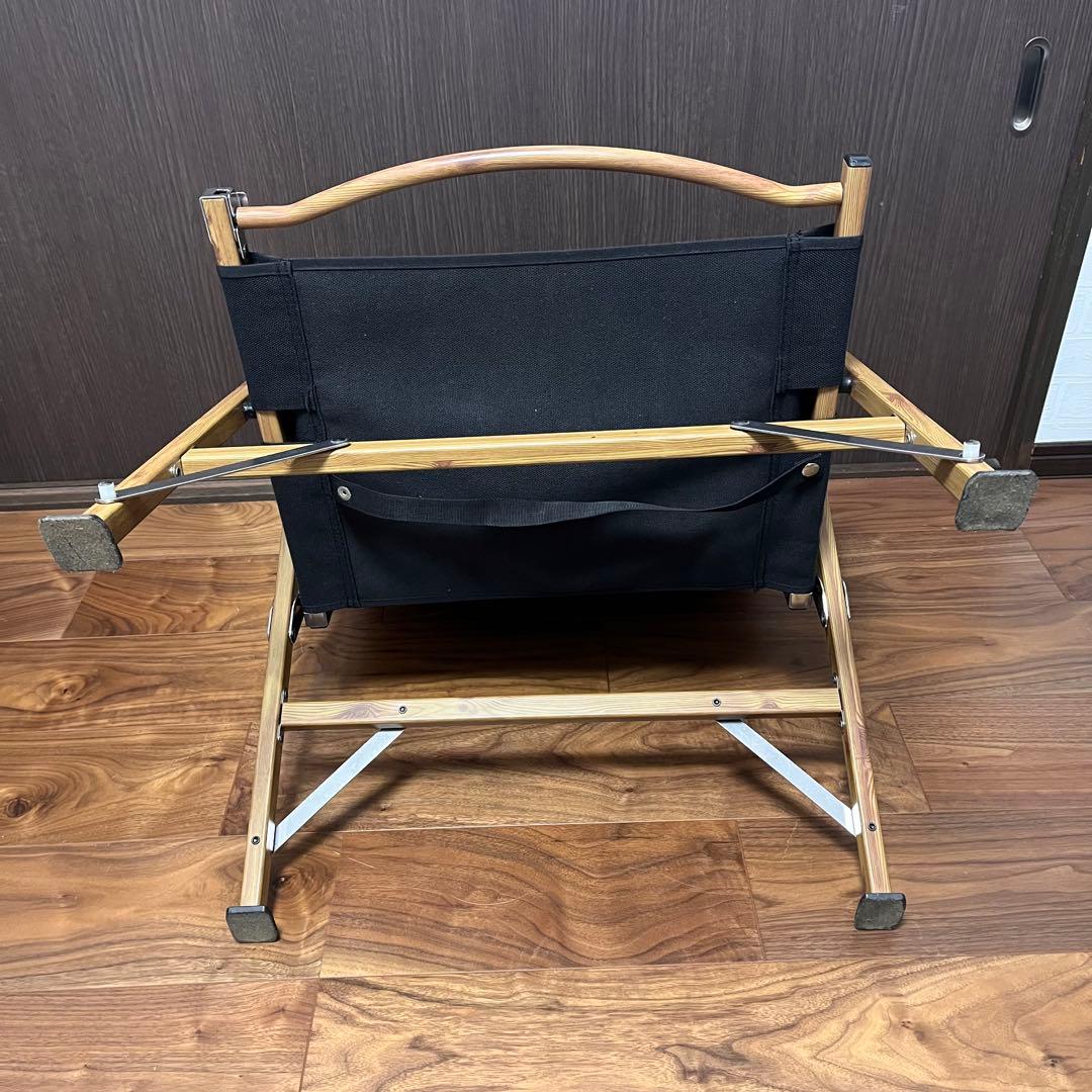 GROUSE グラウス アウトドアチェア キャンプチェア ローチェア ブラック