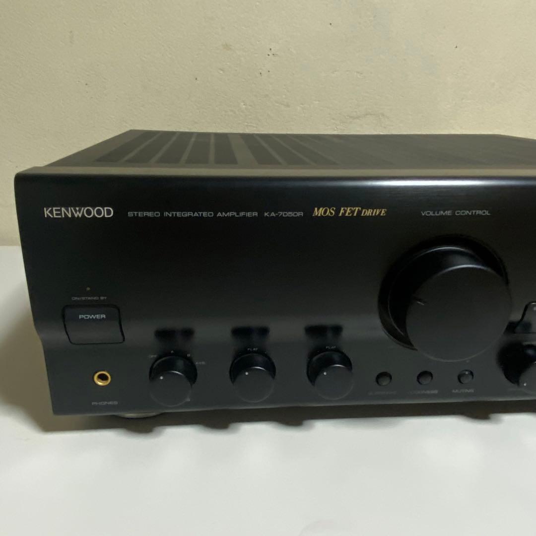 通電確認済み KENWOOD プリメインアンプ KA-7050R リモコン付き