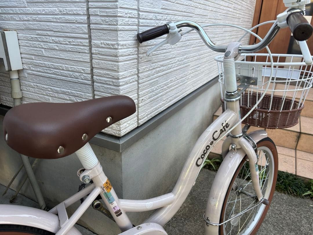 【受け取り限定】Coco Cafe 子供用自転車 ピンク　ブラウン　18インチ