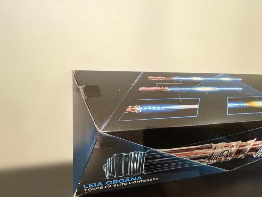 【動作良好】スターウォーズ レイアライトセーバーフォースFX