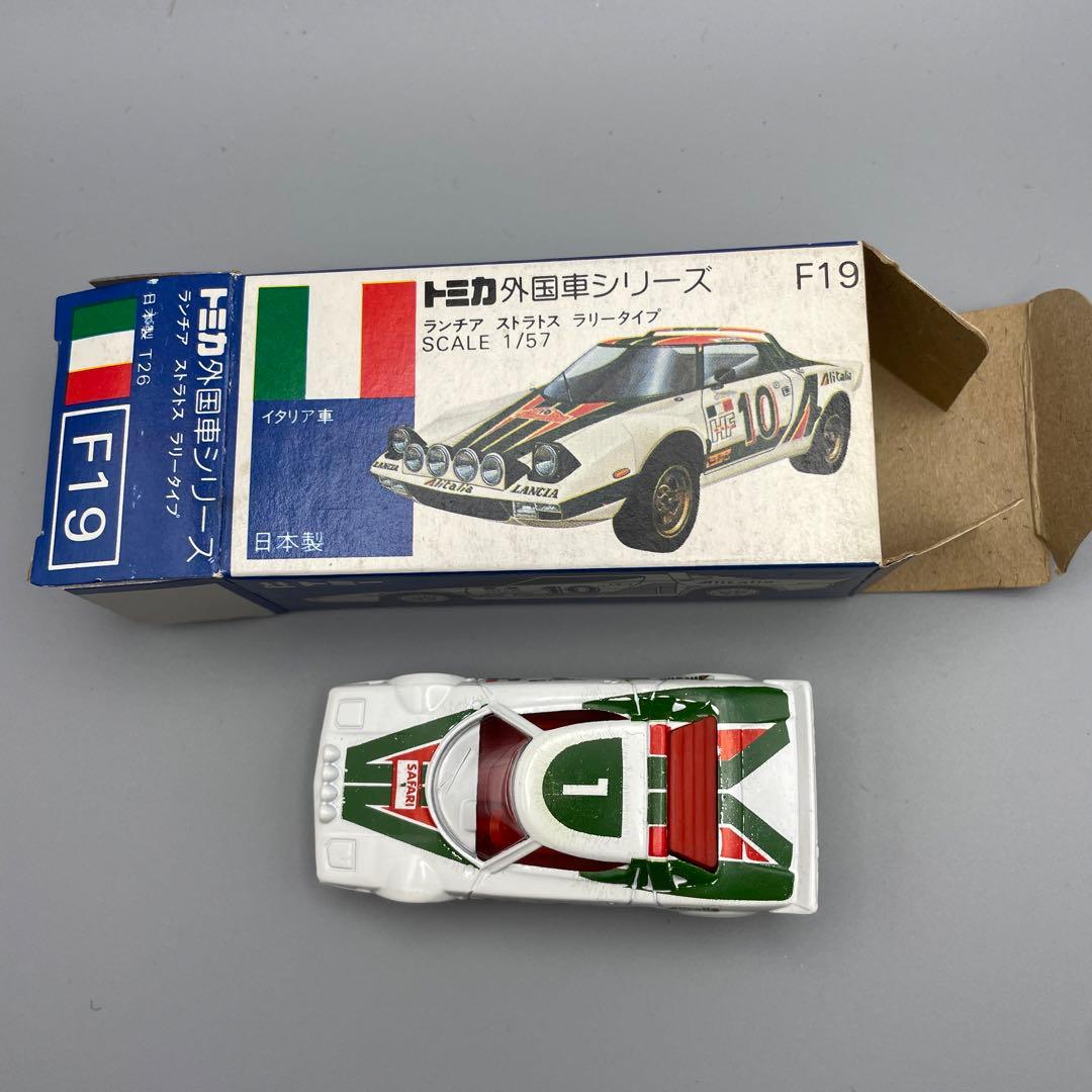 トミカ　青箱　F49 ランチア　ストラトス　ラリータイプ