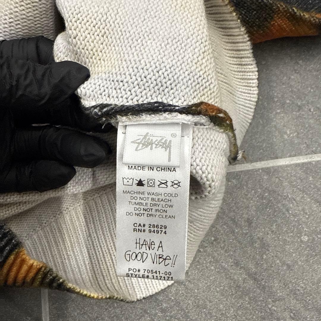 値下げしましたStussy タイガー柄 ニットセーター L