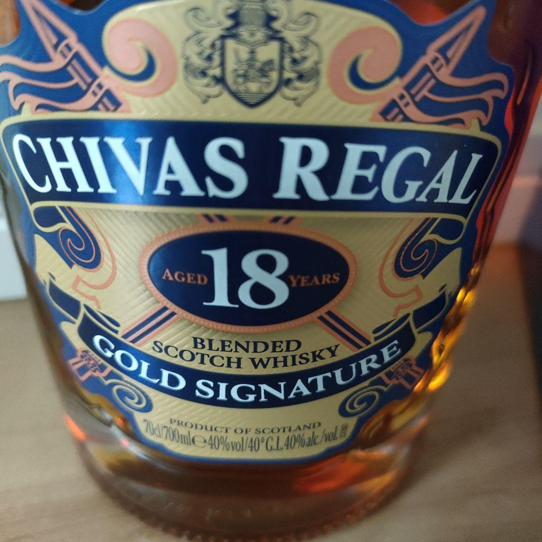 ウイスキー SHIVAS REGAL18 GOLDSIGNATURE