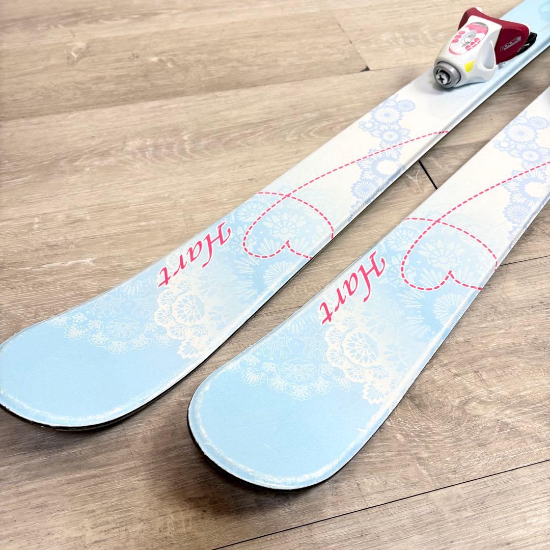 【キッズスキー】ハート スキーセット 118cm ブーツ 22〜22.5cm