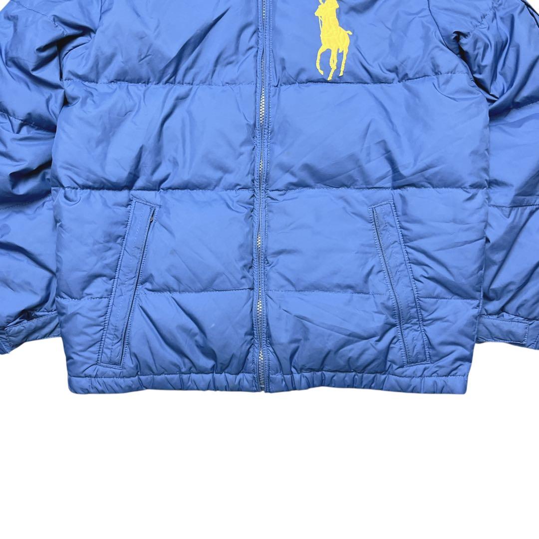 ラルフローレン ダウンジャケット デカポニー ブルー L