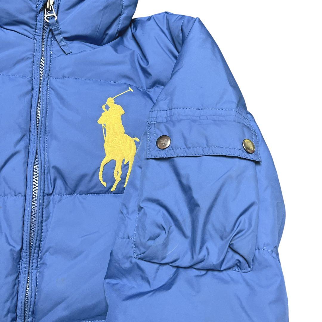 ラルフローレン ダウンジャケット デカポニー ブルー L