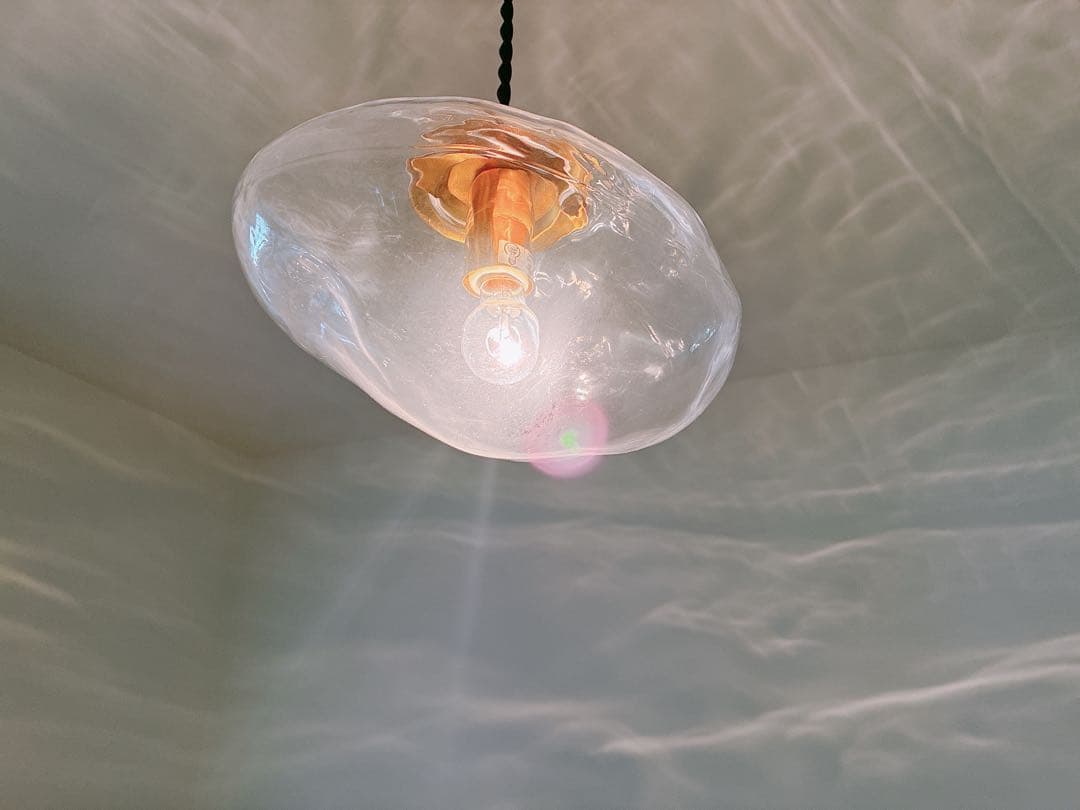 Neron ネロン ガラスのペンダントライト クリア