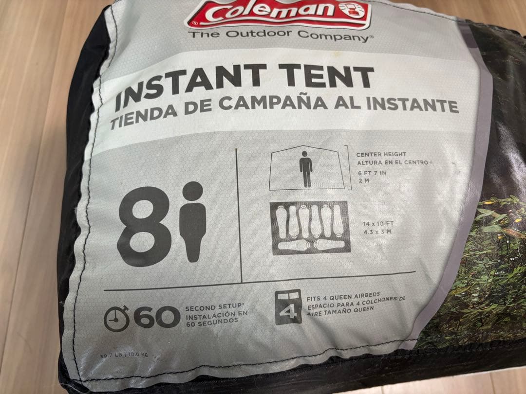 Coleman インスタントドーム テント　8人用