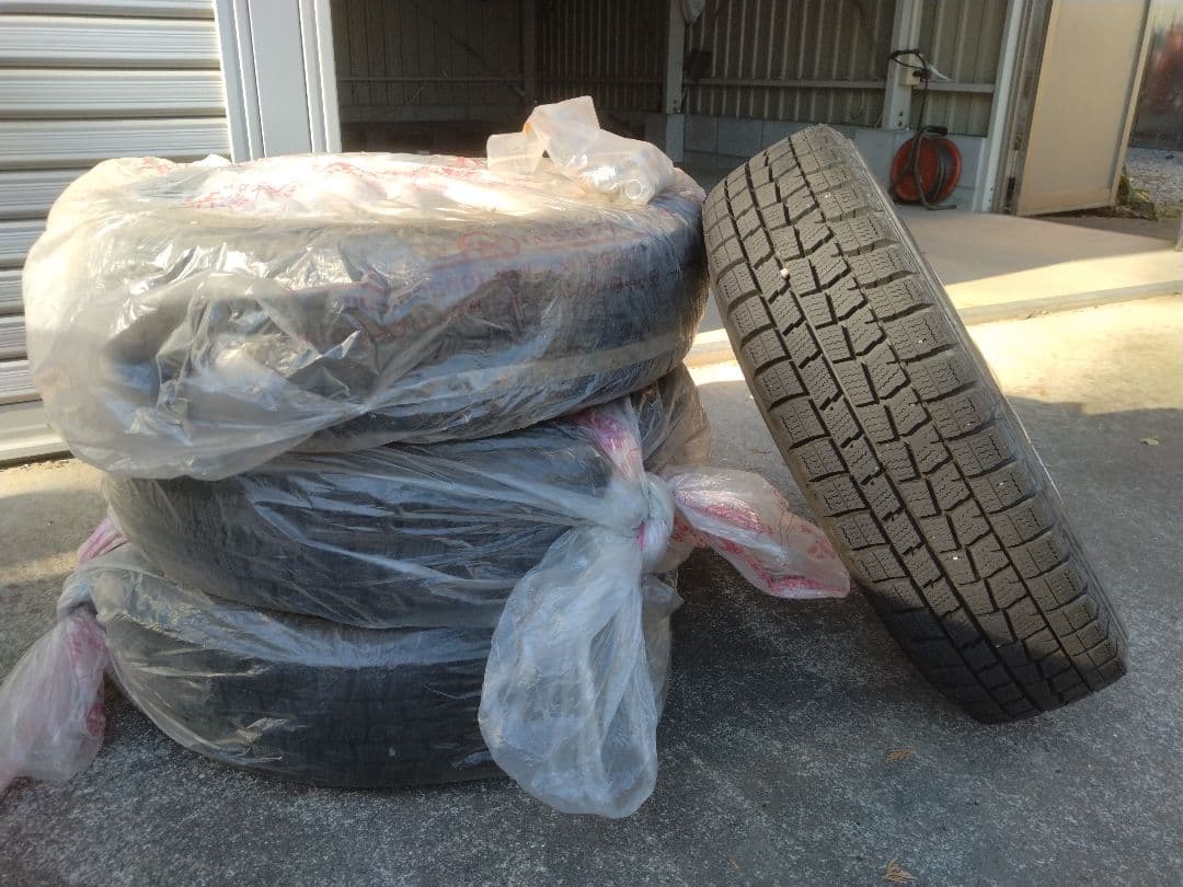 シュウ　14インチ アルミホイール タイヤセット　直接取引のみ　栃木県