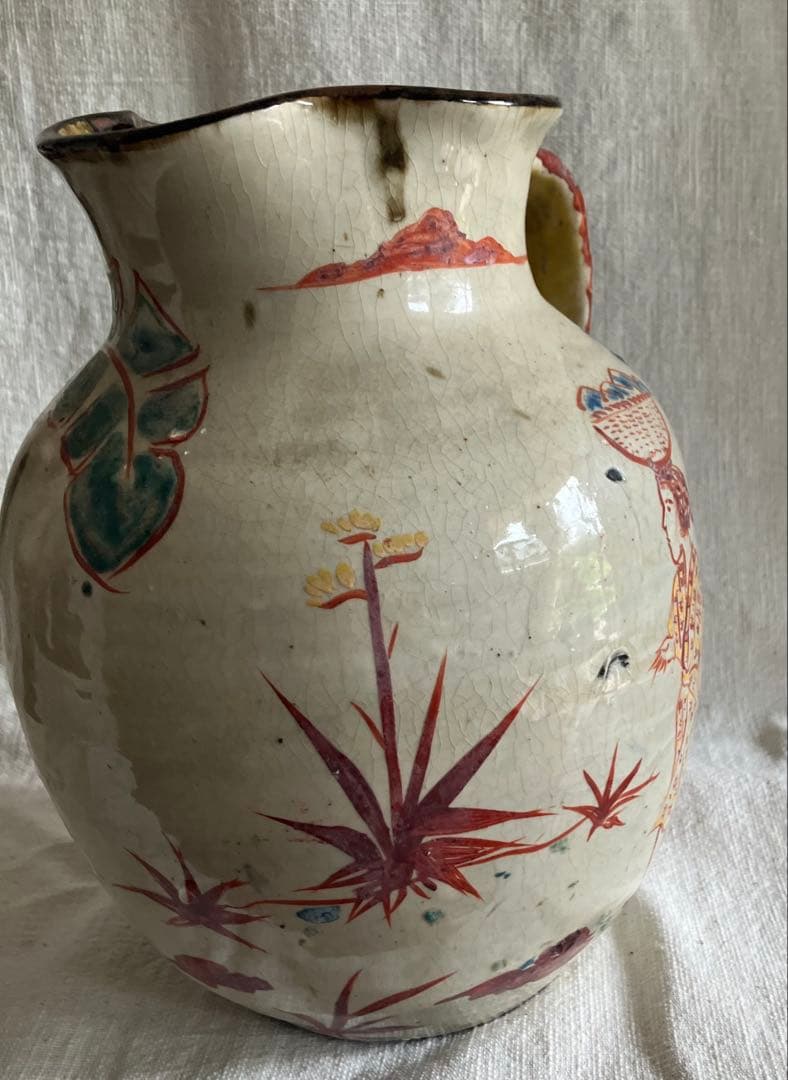 沖縄民藝陶器小橋川仁王壺