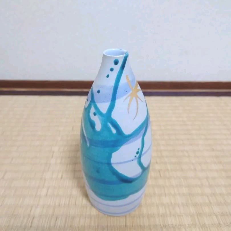 四代徳田八十吉 徳田順子 翔 花瓶 共箱