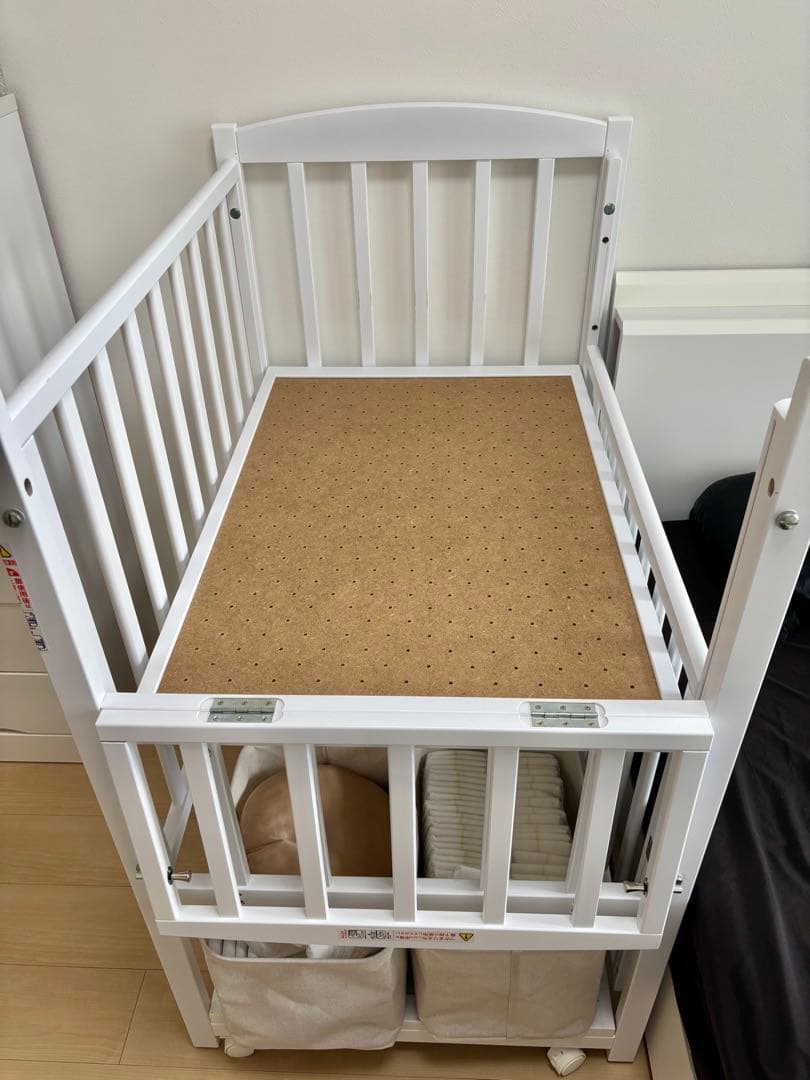 【極美品】カトージプレミアムライン ハイタイプ ツーオープン ミニベッド