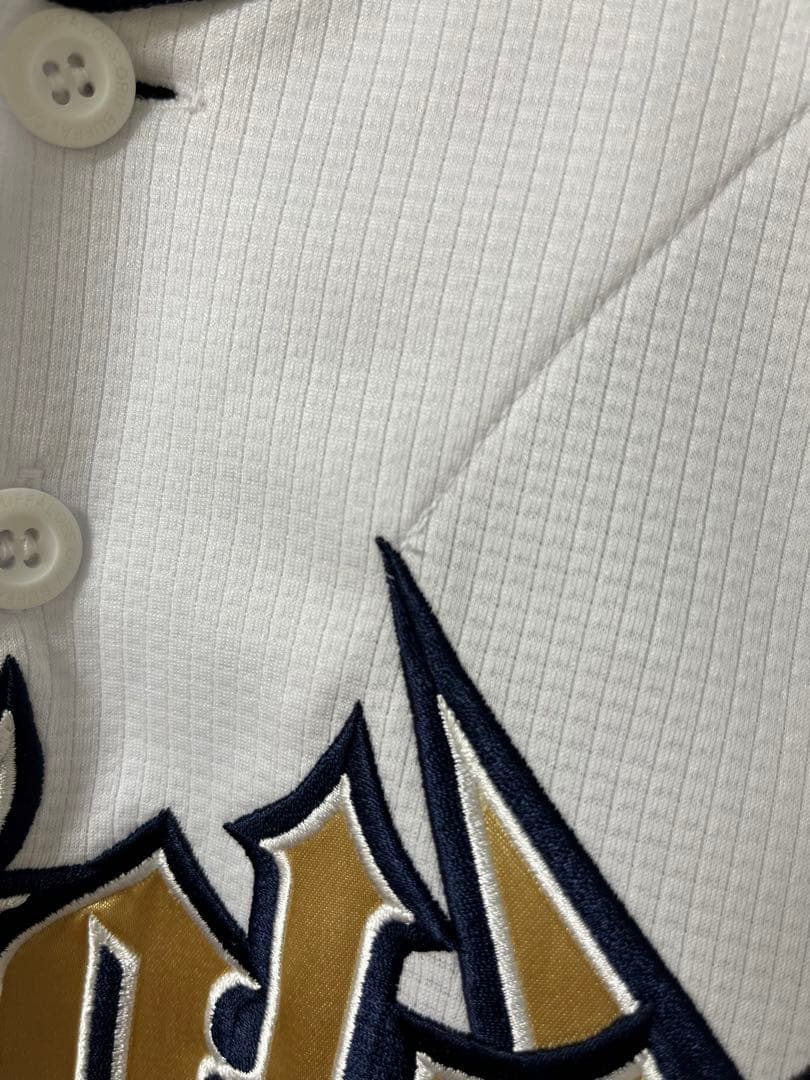 オリックスバファローズ　山岡泰輔　本拠地開幕　ハイクオリティユニフォーム　L