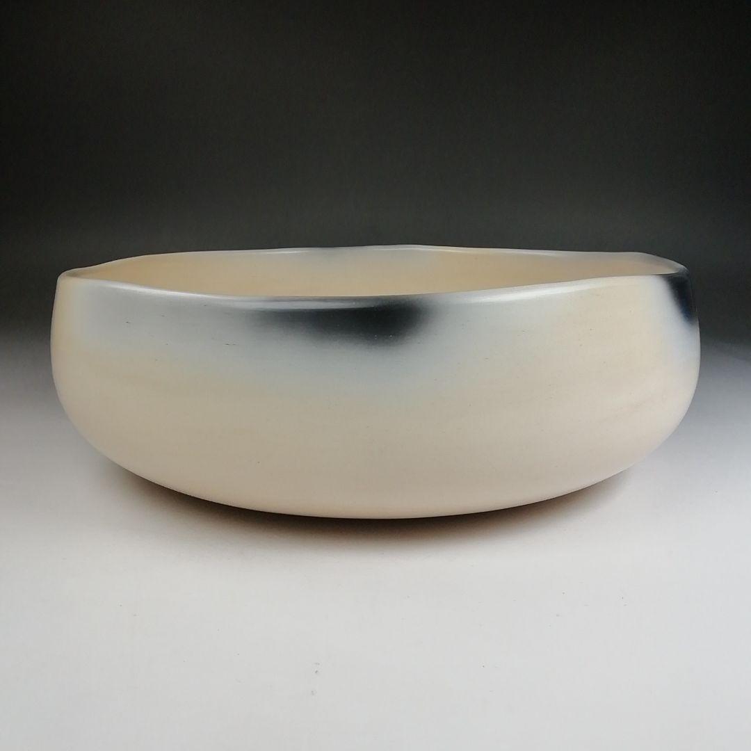 Ｔ８２０　灰器　『雲華焼』『桂窯　寄神崇白 造』　共箱　茶道具