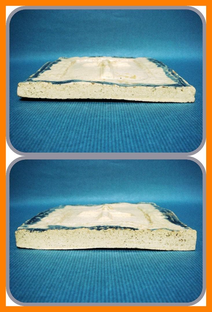 850『十字架 キリスト 磔刑 陶板』　/骨董品 古美術 アンティーク 古玩