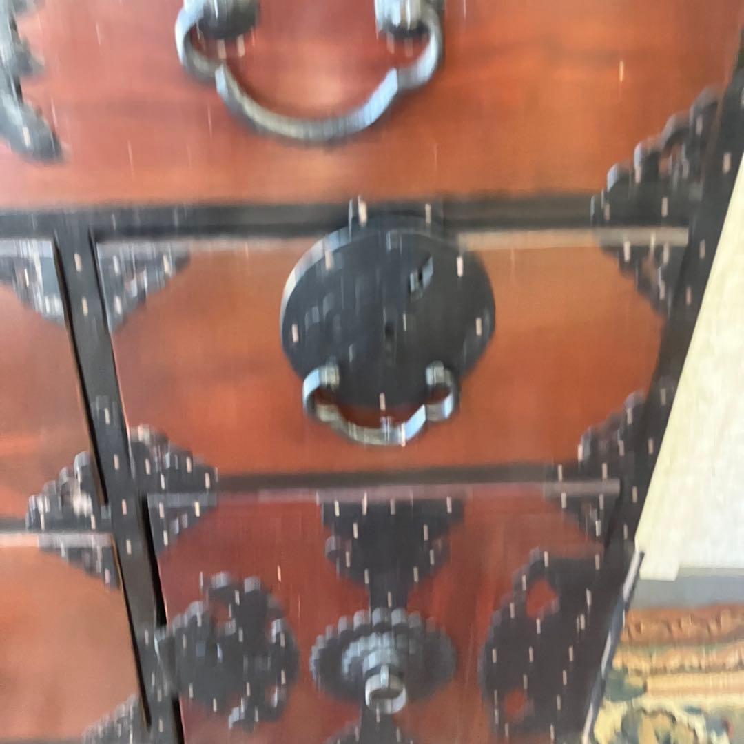 昭和レトロ 仙台箪笥 4段9杯 引き出し箪笥 和箪笥 ビンテージ 古家具