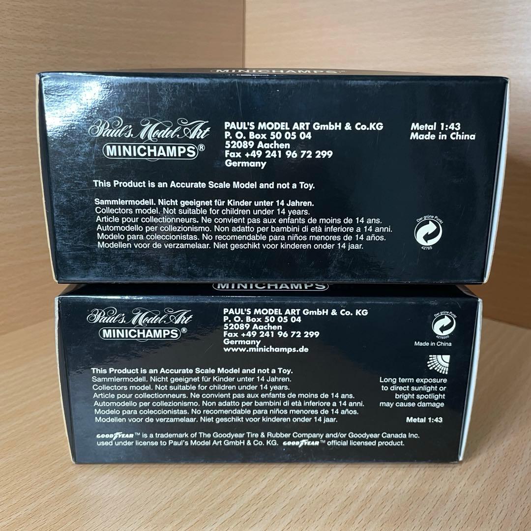 1/43 ミニチャンプス ポルシェ911 GT3カップ 2台セット