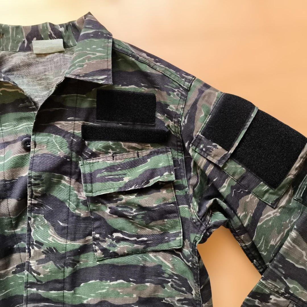 タイガーカモ　戦闘服上下　BDU リーコンチェストリグ新品付　S＆グラフ