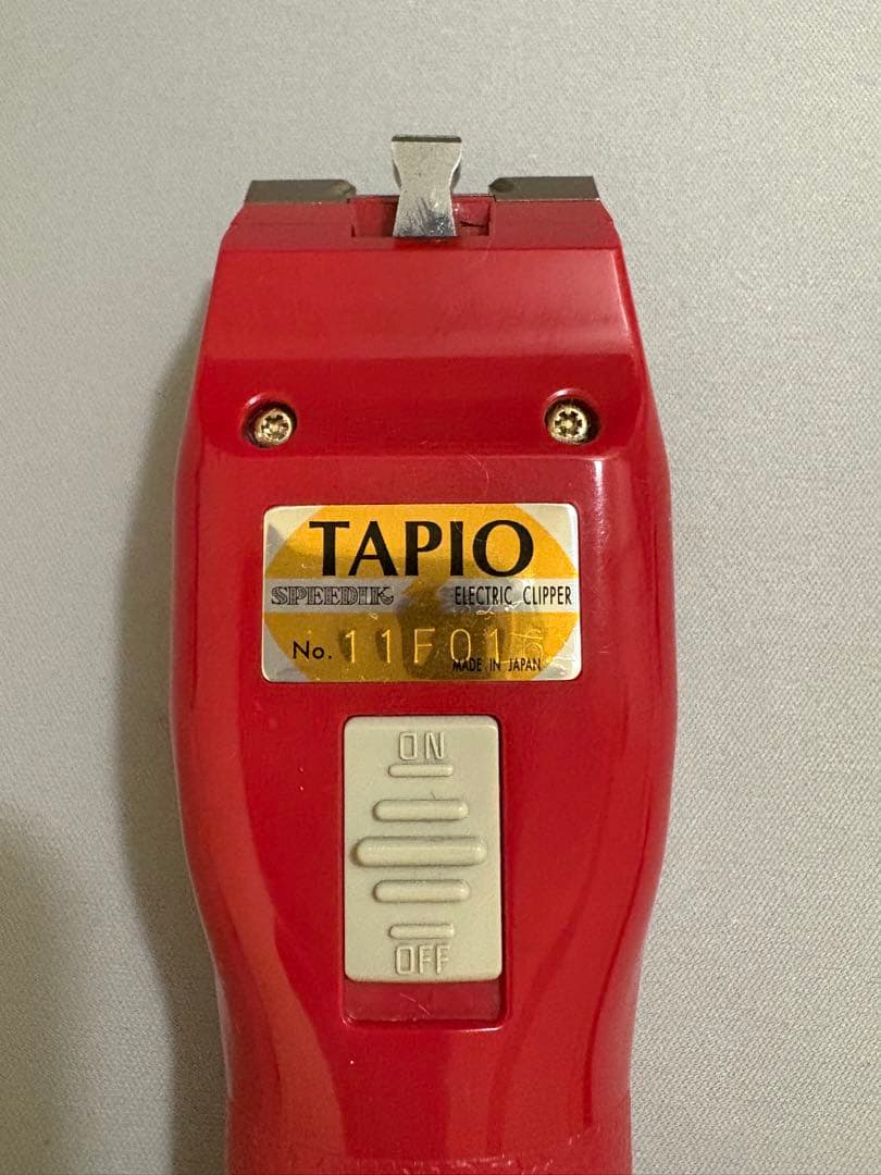 【美品】SPEEDIK TAPIO SP-3 赤 バリカン