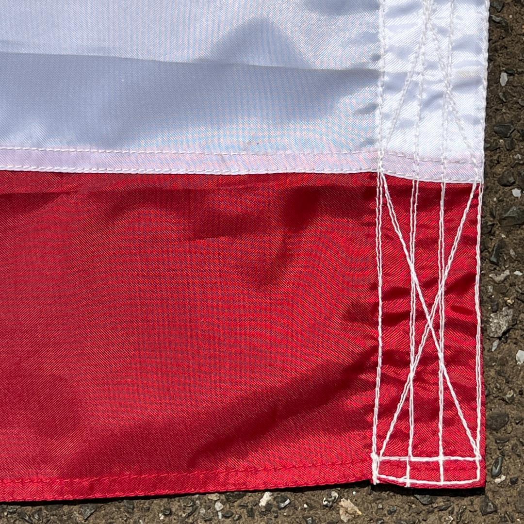 ヴィンテージ アメリカ国旗 星条旗 特大サイズ フラッグ 刺繍仕上げ USA