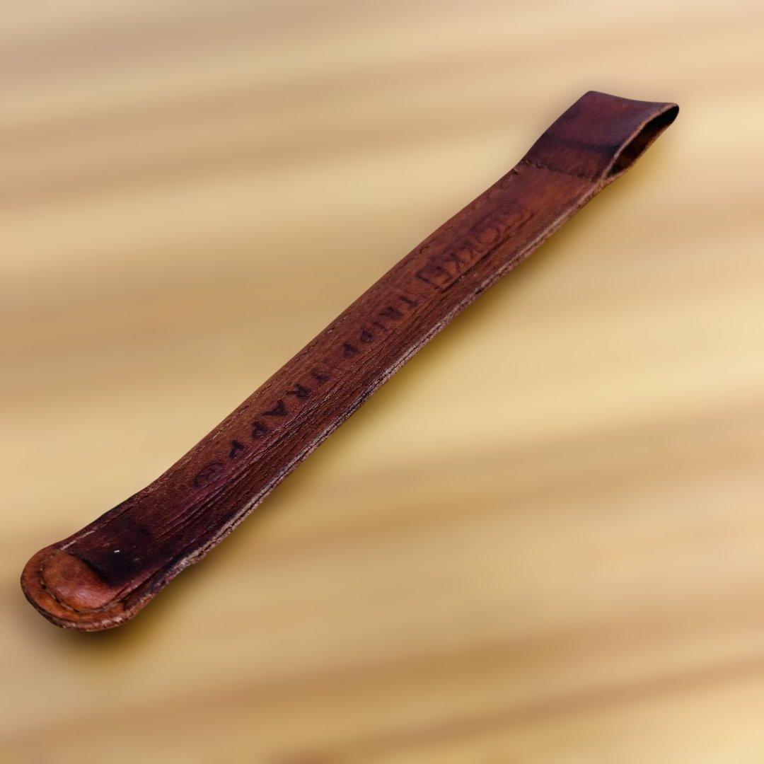 【廃盤希少品】STOKKE トリップトラップ 木製ベビーガード 皮ベルト付き