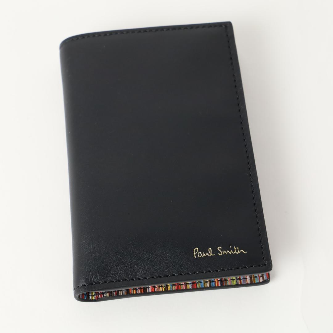 ⏰️185 新品 ポールスミス 名刺入れ カードケース 定期入れマルチストライプ