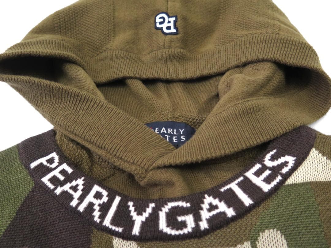 新品●パーリーゲイツ●インナーニット付き　カシミヤタッチ　ニットプルオーバー　S